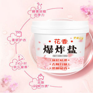 READY STOCK! 1100g Flower Scent Laundry Powder Explosive Salt Remove Dirt Yellow Keep Fresh Smell Clothes爆炸盐花香污渍强力除霉斑去黄洗衣粉彩色衣服全能型彩漂粉漂白剂