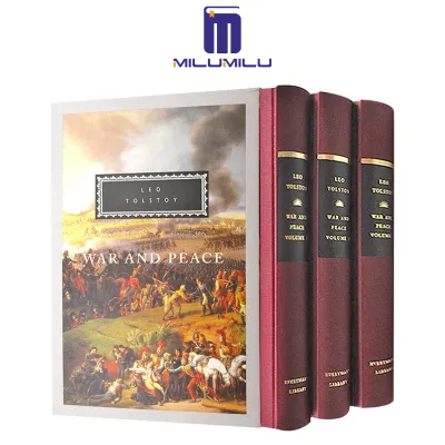 War and Peace (3 Volume Set) Hardcover – December 7 1992 by Leo Tolstoy Original English Books