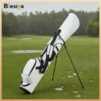 Blesiya Padded Golf Stand Bag Lightweight Golf Bag with Stand Adjustable Retractable for Golfers