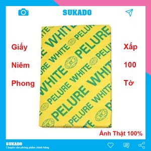 Giấy niêm phong A4 dùng cho việc niêm phong các chứng từ nhà cửa đủ 100 tờ SUKADO