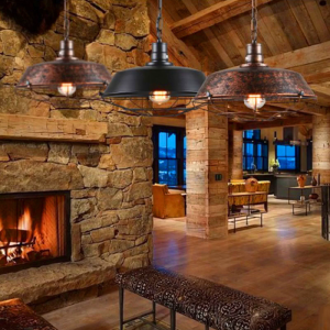 โคมไฟระย้าไฟตกแต่งสไตล์ห้องใต้หลังคาวินเทจโป๊ะไฟแนวอุตสาหกรรมย้อนยุคที่บังไฟโคมไฟระย้า E27โคมไฟแขวนเพดานเหล็กสำหรับร้านเสริมสวยร้านอาหารบาร์ห้องครัวบ้าน