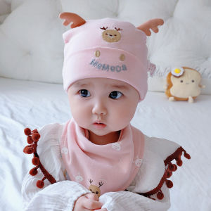 VREN หมวกเด็กทารกชุดเอี๊ยมฤดูใบไม้ผลิฤดูใบไม้ร่วงบางสำหรับเด็กหญิงเด็กชายผ้าฝ้ายไม่มีกระดูกน่ารักหมวกสำหรับทารกเด็กน่ารักการ์ตูนหมวก Bonnet