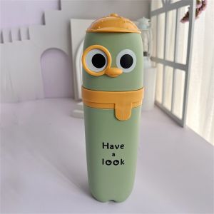 VIVOLILV 1/2pcs Creative Cartoon Toothbrush Box Travel Toothbrush Cup Portable And Durable PP Food Grade Material Childrens And Students Toiletries