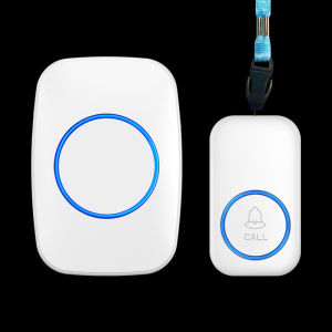 Elderly Bedside Beeper Home Remote Control Wireless Emergency Help Care Call Bell Doorbell One to One