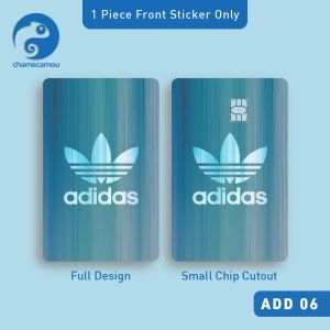 ADDAS - Decorative Sticker Skin For ATM Bank Credit Debit eWallet Access Member ID Card ADD