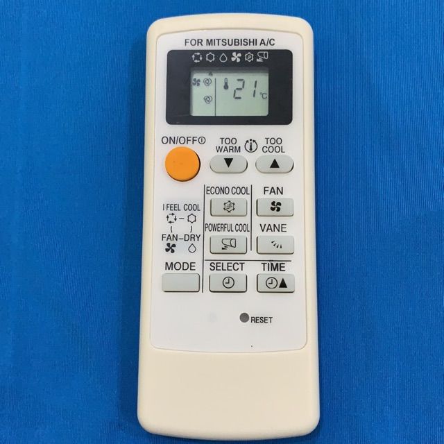 Mitsubishi black air conditioner remote control Lazada