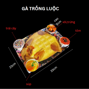 Đồ cúng Mô phỏng Thức ăn 3D như thật[Gà Trống luộcHeo Sữa nướngBộ KFC...]- Hàng Đẹp