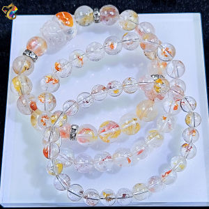 Graduation Grade KOI Hematoid Azeztulite Treasures Bracelet