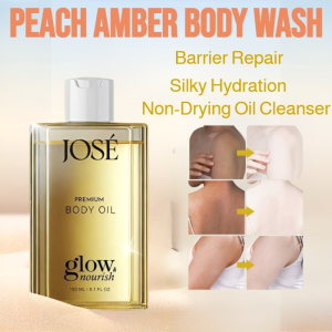 🔥big Discount 🔥White Peach Amber Shower Oil Luxurious Skin Renewal Gentle Cleansing Moisturizing Body Wash Nourish Without Dryness Luxury Skin Renewal Bath Amber Extract Body Treatment Non-Drying Oil Cleanse Silky Hydration Barrier Repair