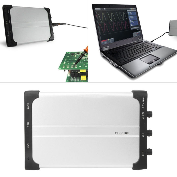 Owon VDS3102 Virtual Oscilloscope USB Oscilloscope Digital Oscilloscope