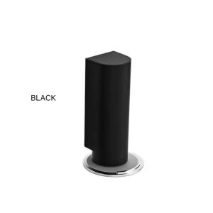 Magnetic Door Stopper Anti-collision Door Stopper with Strong Magnetic Silent Stainless Steel Heavy Duty Door Stop Black Nail-free Door Suction Door Holder Door Hardware