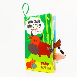 Sách Vải Đoán Đuôi - Dạo Chơi Nông Trại - Pipo