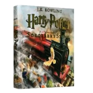 UK GENUINE Harry Potter The Illustrated Collection 4 books Hard cover Full colour