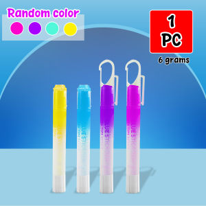 FCI Transparent Color Glue Stick (5g/6g/8g/21g)(Random Color) Strong & Smooth Adhesive Glue Stick Smooth mess-free application with no dripping or excessive residue Ideal for school projects office work arts & crafts scrapbooking and DIY activities
