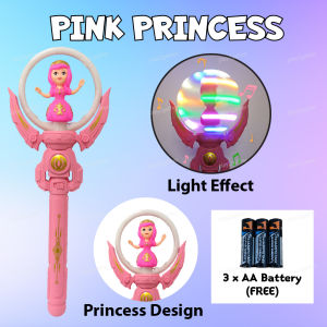 [Music & LED] LED Light Stick Music Toy 360 Degree Rotating Kids Children Gift Ready Stock *READY STOCK*