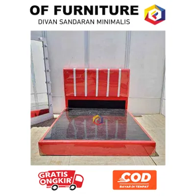 Divan dipan sandaran 90x200 120x200 140x200 160x200 180x200 minimalis type standar