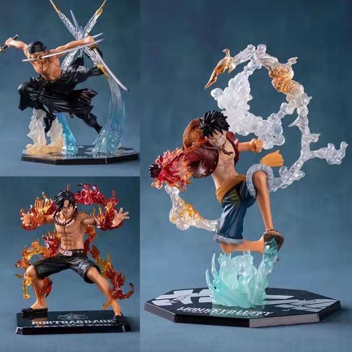 MoMo）One Piece figure Firefist luffy Ace Zoro Anime figure High