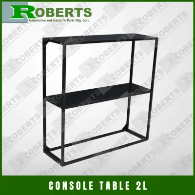 HEAVY DUTY ALL METAL CONSOLE TABLE HALLWAY SHELF PORCH DISPLAY TABLE