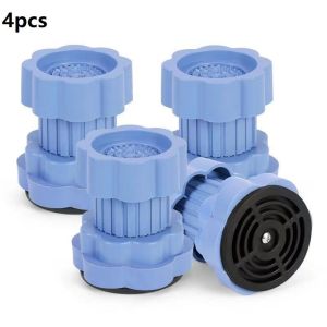 4pcs Alas Mesin Cuci Anti Getar Alas Kaki Mesin Cuci Adjustable Alas Kaki Kulkas Alas Pelindung Kaki Meja Anti Slip