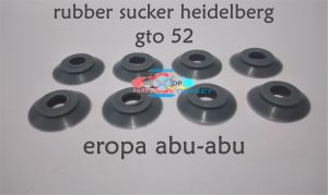 rubber Sucker GTO 52 Heidelberg Spare Part Mesin Cetak Offset Rubber Disc