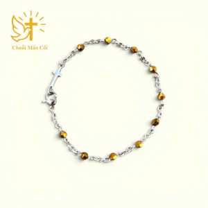 Vòng Mân Côi Công Giáo - Chuỗi Mân Côi Phale Inox Không Rỉ 4ly KT 14cm15cm16cm17cm18cm19cm