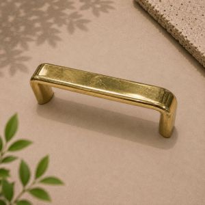 1196 Brass Plated Plastic Handle For Cabinet