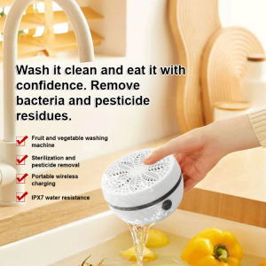 เครื่องฆ่าเชื้ อ ัตราการกําจัดศัตรูพืช เครื่องฟอกผักและผลไม้ ถอดออกได้และล้างทําความสะอาดได้