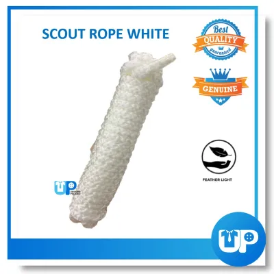 Tali Simpulan Putih Pengakap 5mmx2M Tali Ikatan Scout White Rope Accessories Kokurikulum Sekolah Uniform