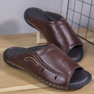 [HCM]dép quai ngang nam da bò