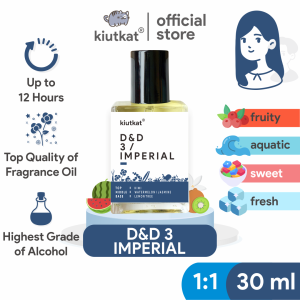 D&D 3 IMPERIAL by KIUTKAT - Parfum Wanita Original Isi 30ml | Searah D&D - 3 IMPERIAL