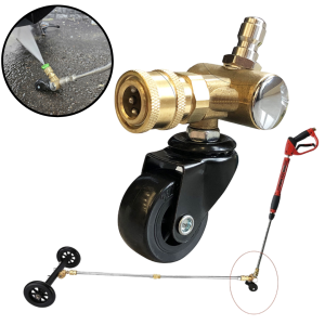 Khớp Nối Nhanh 1/4 Có Bánh Xe Dùng Để Rửa Gầm Xe Bánh Xe Có Khớp Nối Nhanh 1/4 Phụ Kiện Hỗ Trợ Rửa Gầm Xe