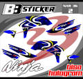 STRIPING PREMIUM Kawasaki Ninja R Ninja SS BISA HOLOGRAM List Sticker Variasi Nar 36. 
