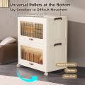 (Easy Installation)SIV 2-5 Tiers Foldable Drawer Cabinet Folding Storage Box Collapsible Organize. 