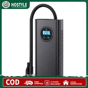 【NEW】 Efficient Wireless Air Compressor with LCD Display Rechargeable Electric Tire Pump for Cars and Bikes