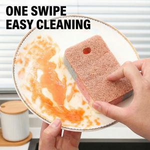 1PC Natural Wood Pulp Sponge Brush Washing Kitchen Small Items Utensils Dishwashing Cleaning Sponges