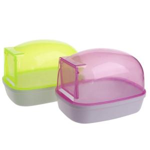 Hamsters Small Animal Sand Bath Room Bath Bathroom Toilet Plastic Random Color Small Animal Hedgehogs Toilet Cleaning