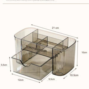 Storage Box Cosmetic Multi Layer Kotak Penyimpanan Kosmetik Mewah Tahan Debu Rak Penyimpanan COD