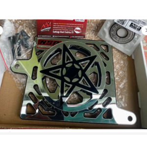COD NSA RADIATOR COVER SPINNER STAR MIRROR SERIES [NMAX/AEROX V1 V2/VARIO125-150/PCX/ADV 150-160 V1 V2]