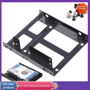 Graceful Desktop 2.5 To 3.5 Hard Drive Dual Desktop SSD Mounting Bracket Internal Adapter