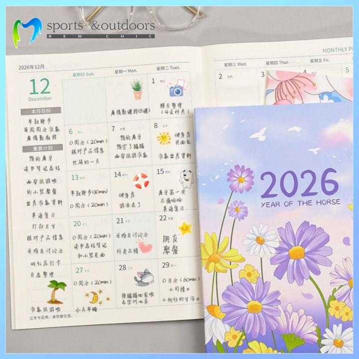 HA SPORTS Hiệu quả công việc Sổ tay lịch trình 2026 Kiểm tra cuộc sống ...