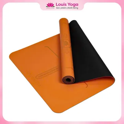 Thảm tập yoga cao su MOON [TẶNG TÚI THẢM] chính hãng Louis yoga định tuyến - Chất liệu cao su chống trơn trượt