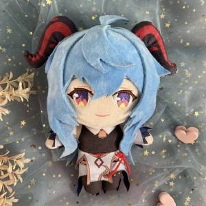 20cm Genshin Impact Plush Toys Arataki itto Ganyu Morax Zhong Li Xiao Tartaglia Kaedehara Kazuha Gorou Hu Tao Soft Doll Kids Gifts