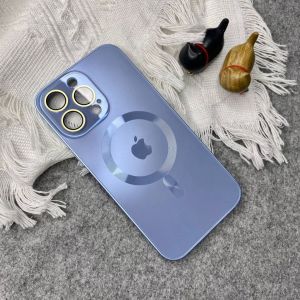 CASE ELECTROPLATING METALIC MAGSAFE IPHONE 11/IPHONE 12/IPHONE 13/IPHONE 14 PRO MAX/IPHONE 14/IPHONE 11 PRO MAX/IPHONE 12 PRO MAX/IPHONE 13 PRO MAX/ PLUS LENS GUARD PROTECTOR FULL COVER