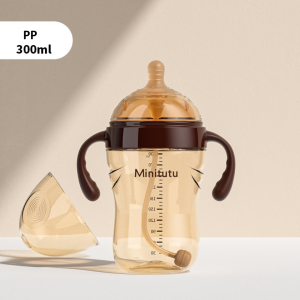 Momosee PPSU Botol Susu 300ml Botol Susu Wide Neck Anti Kolik Botol Susu 6 Bulan BB38