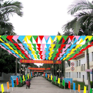 Đầy Màu Sắc 80M Cho cờ tam giác Cờ Bunting Chuỗi Cho Biểu Ngữ Garland Festiva