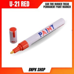 Paint Pen for Car Tires Permanent & Waterproof Carwash Safe Rubber Paint Marker Car Motorcycle Accessories (U-21)