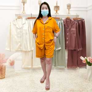 Baju tidur piyama / Setelan Hotpants piyama / Rayon Twill Premium