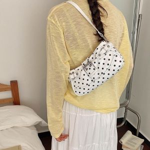 WHRTH Y2K Túi đeo vai họa tiết da báo Da PU Khóa thắt lưng Túi đựng đồ xe máy Đơn giản Túi xách Túi đeo nách cổ điển Phụ nữ