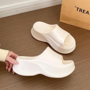 Free Shipping 2026 New EVA Thick-Soled Height-Increasing WomenS Slippers Summer Fashionable Outdoor Beach Slide Sandals