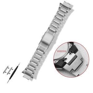 Stainless Steel Watchband for  GST-B400 Watch Strap Replacement GST B400 Metal Band Mens Watch Accessories 14mm2026